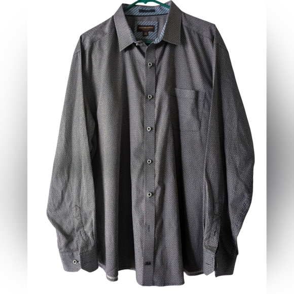 Johnston & Murphy Other - Johnston & Murphy Muiltcolered Patterned Shirt XXL